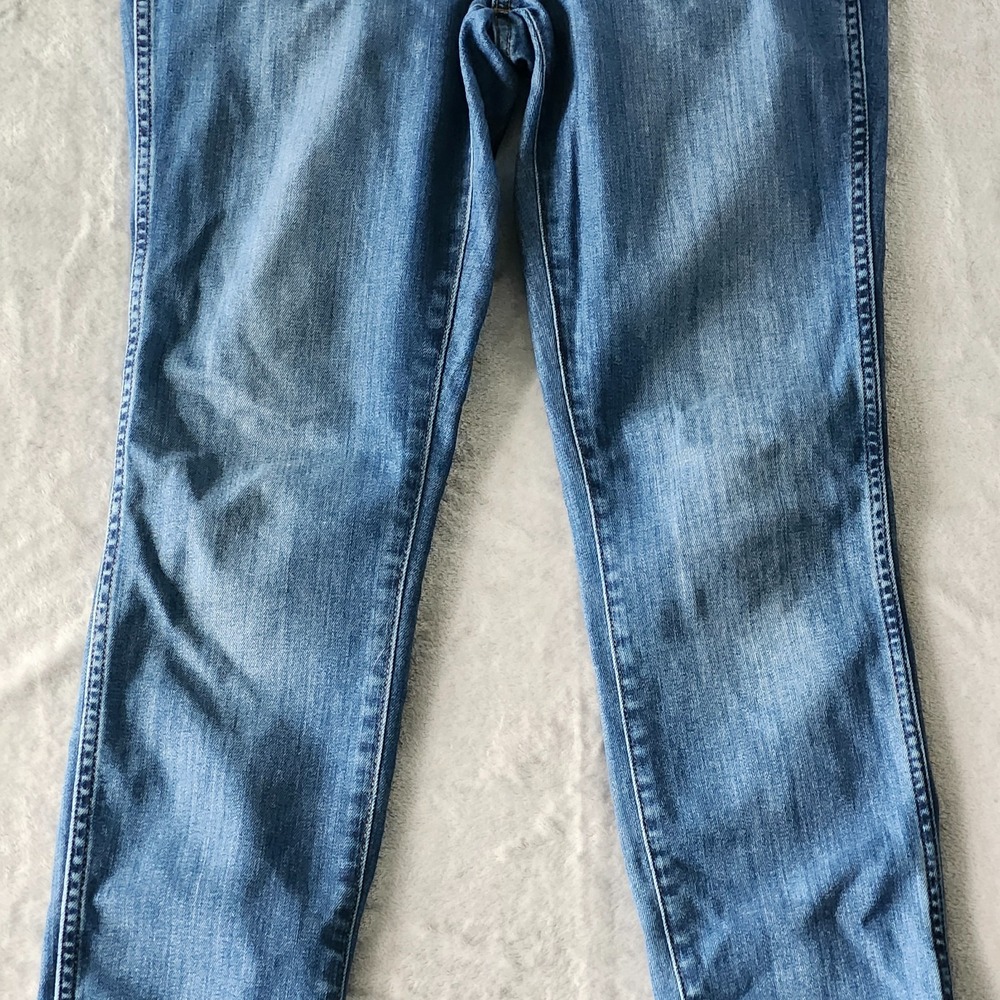 Madewell Jeans Womens 26 Blue 10" High Rise Skinny‎ Raw Hem Medium Wash  Stretch - Picture 3 of 12